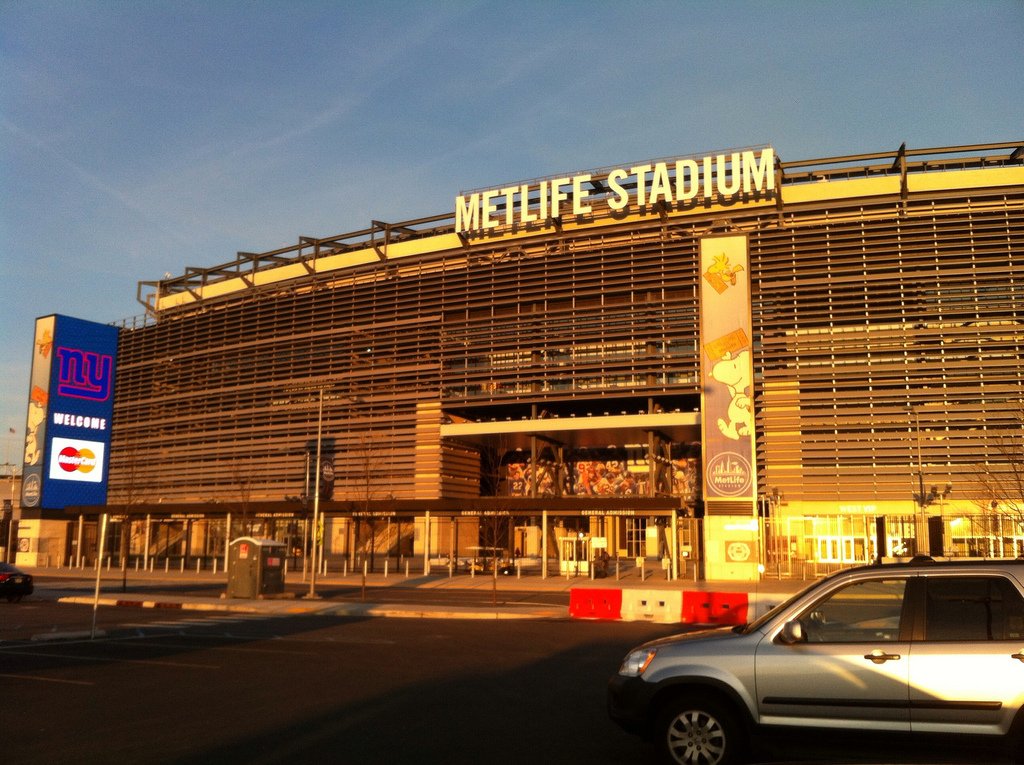 Exterior of MetLife Stadium in East Rutherford for September 2026 event promotion opportunities